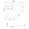 Душевой поддон Grossman Strong GR-S2100100D