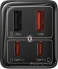 Сетевое зарядное Baseus GaN6 Pro Fast Charger 2C + 2U 100W P10162705112-00 (черный)