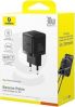 Сетевое зарядное Baseus Palm Fast Charger 1C 30W EU P10111605113-00 (черный)