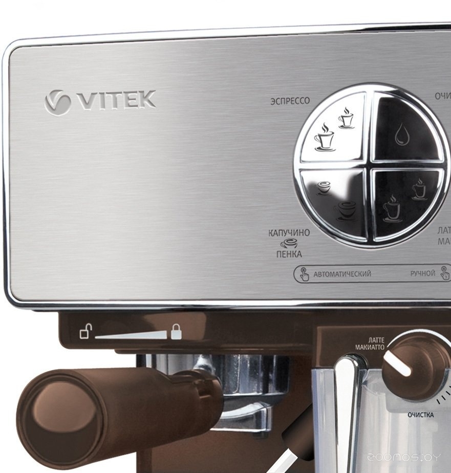 Рожковая кофеварка Vitek VT-1516 SR, фото 2