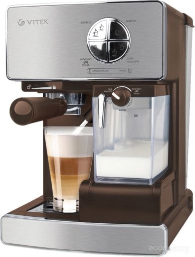 Рожковая кофеварка Vitek VT-1516 SR, фото 1