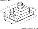 Кухонная вытяжка Maunfeld MZR 74 Lux (черный)