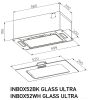 Кухонная вытяжка Meferi INBOX52WH Glass Ultra