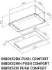 Кухонная вытяжка Meferi INBOX52WH Push Comfort