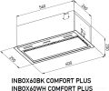 Кухонная вытяжка Meferi INBOX60BK Comfort Plus
