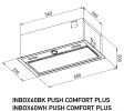 Кухонная вытяжка Meferi INBOX60BK Push Comfort Plus