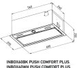 Кухонная вытяжка Meferi INBOX60WH Push Comfort Plus