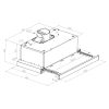 Кухонная вытяжка Meferi SLIDEBOX60BK Glass Ultra