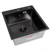 Кухонная мойка ARFEKA ECO AR 450*500 роллер-мат, дозатор BLACK DECOR +RM AR+DS AR
