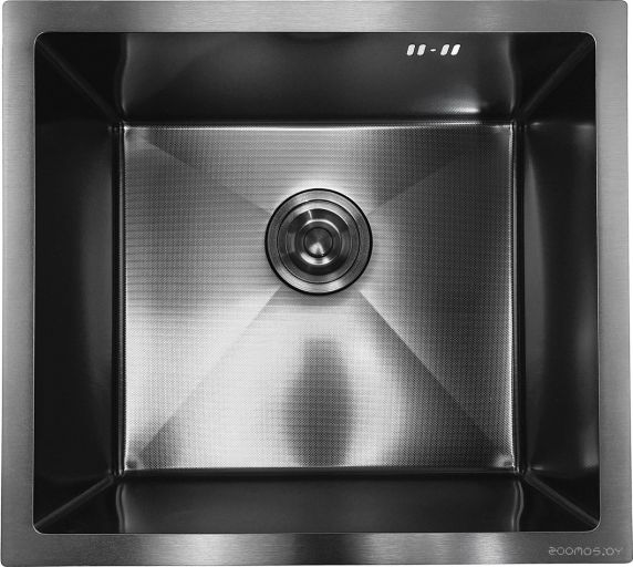 Кухонная мойка Asteria A5045NB-D1 (черный декор)