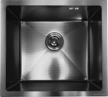 Кухонная мойка Asteria A5045NB-D1 (черный декор)