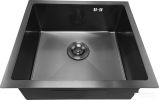 Кухонная мойка Asteria A5045NB-D1 (черный декор)