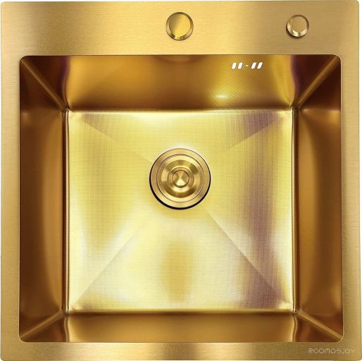 Кухонная мойка Asteria A5050GL-D1 (золото декор)
