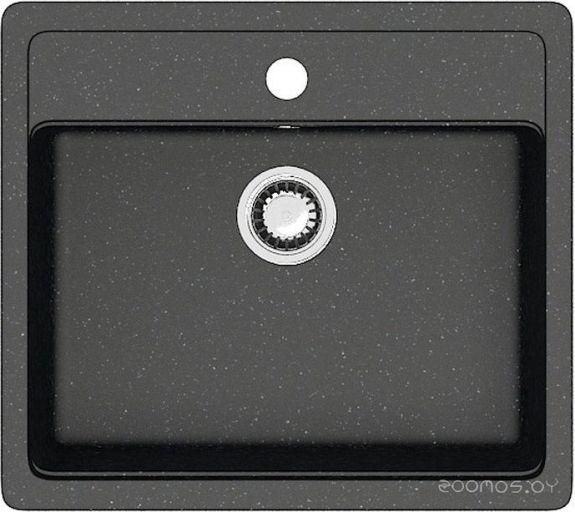 Кухонная мойка Berge BR-5750 (черный матовый)