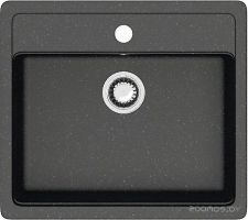 Кухонная мойка Berge BR-5750 (черный матовый)