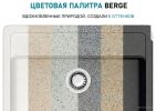 Кухонная мойка Berge BR-5750 (черный матовый)