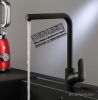 Кухонная мойка Berge BR-5750 + смеситель AM.PM Like Like F8005022 (черный)