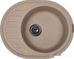 Кухонная мойка Ecoshtein Kreis OV 620 (бежевый)