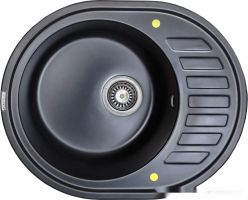 Кухонная мойка Ecoshtein Kreis OV 620 (черный)