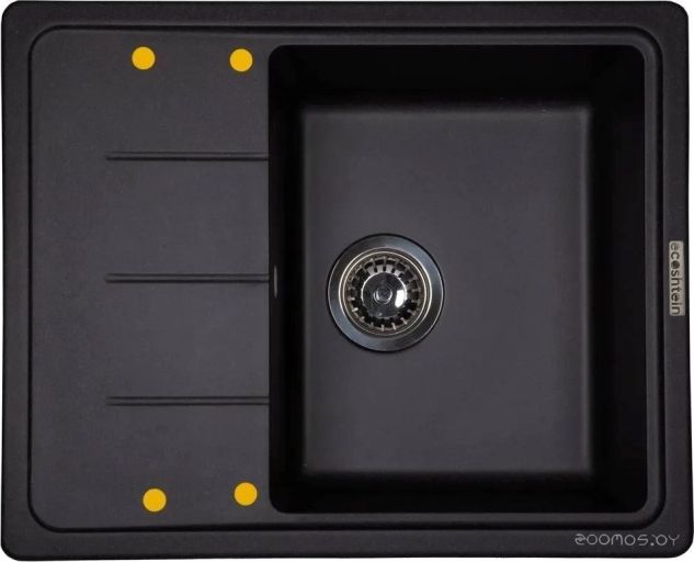 Кухонная мойка Ecoshtein Rechteck 620 (антрацит)