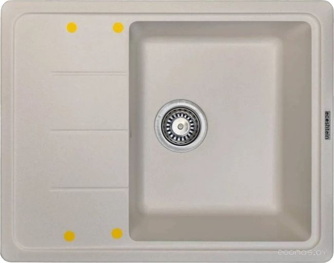 Кухонная мойка Ecoshtein Rechteck 620 (латте)