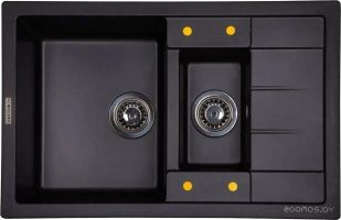 Кухонная мойка Ecoshtein Rechteck 781.5 (антрацит)