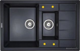 Кухонная мойка Ecoshtein Rechteck 781.5 (черный)