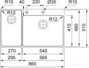 Кухонная мойка Franke Box Center BWX 220-54-27 TL 127.0538.260