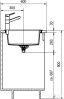 Кухонная мойка Franke S2D 611-78 оникс 143.0618.368