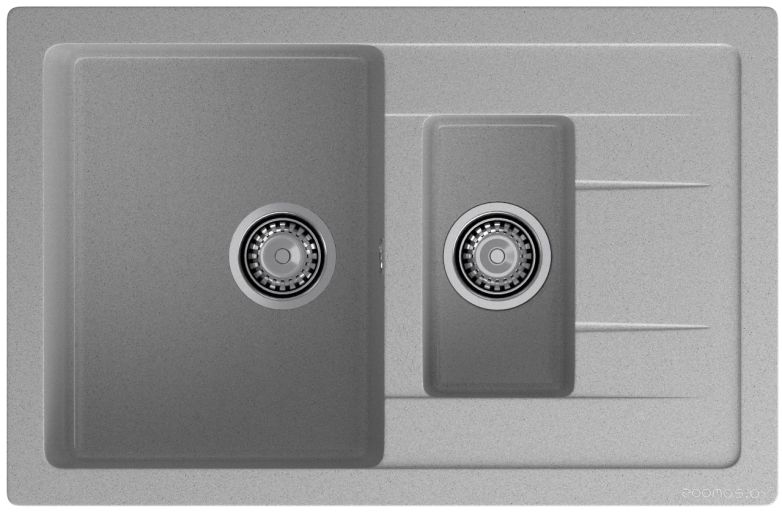 Кухонная мойка GranFest GF-Q775KL (серый)