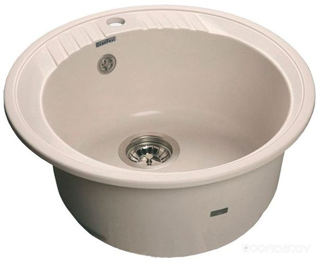 Кухонная мойка GranFest GF-R520 (белый), фото 1