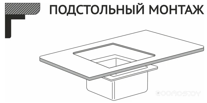 Кухонная мойка Mixline 547228 (черный графит, 3 мм), фото 8