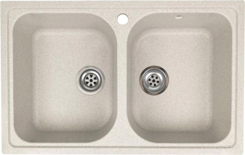 Кухонная мойка Granrus GR-785 W (песочный)
