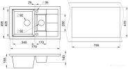 Кухонная мойка Granula 7802 (Шварц)