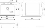 Кухонная мойка Granula GR-6001 (графит)
