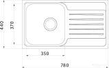 Кухонная мойка IDDIS Sound SND78SDi77