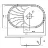 Кухонная мойка IDDIS Suno SUN77SDi77