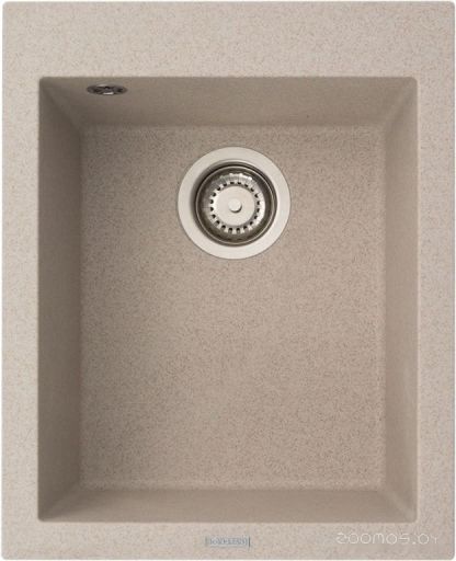 Кухонная мойка Longran Cube CUG 410.500 (sabbia/58), фото 1