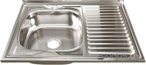 Кухонная мойка Mixline 528016 (полированная, 0.6 мм), фото 1