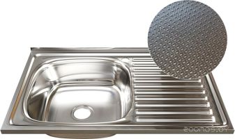 Кухонная мойка Mixline L 555232 (с сифоном)