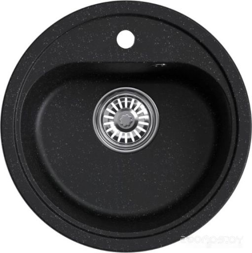 Кухонная мойка Mixline ML-GM10 551809 (черный), фото 1