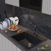 Кухонная мойка Mixline ML-GM15 551914 (черный)