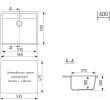 Кухонная мойка Mixline ML-GM15 551915 (темно-серый)