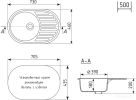 Кухонная мойка Mixline ML-GM16 551924 (песочный)