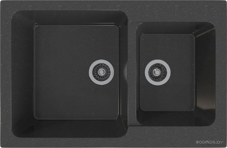 Кухонная мойка Mixline ML-GMS13 551137 (черный)