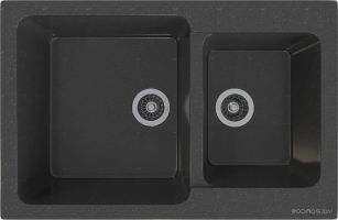 Кухонная мойка Mixline ML-GMS13 551137 (черный)