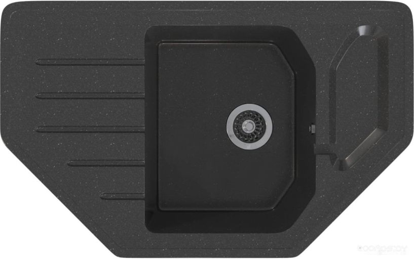 Кухонная мойка Mixline ML-GMS17 551151 (черный)