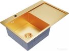Кухонная мойка Mixline Pro 552918 (золото, с сифоном)
