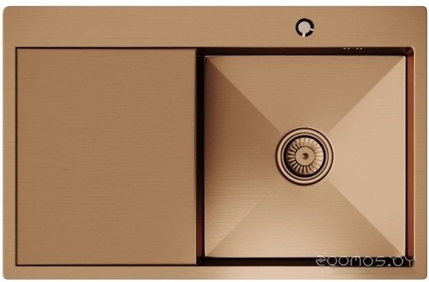 Кухонная мойка Mixline Pro 552920 (бронза, с сифоном)