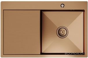 Кухонная мойка Mixline Pro 552920 (бронза, с сифоном)